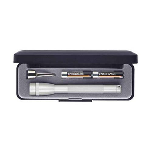 Mini-Mag Flashlight - AAA Presentation Box, Silver