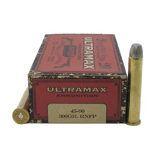 45-90 Winchester, 300 Grains, Lead Round Nose Flat Point, Per 20