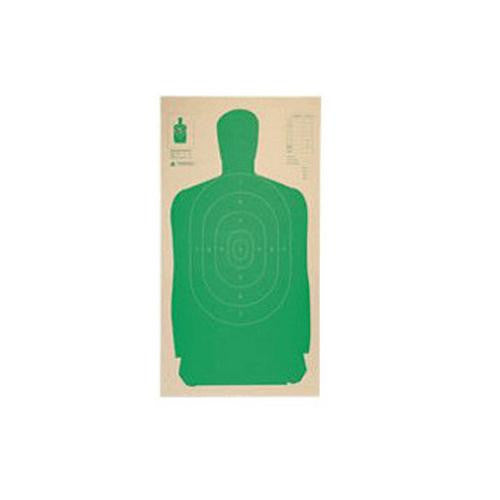 Police Silhouette Target - 24x45" Green (25 Pack)