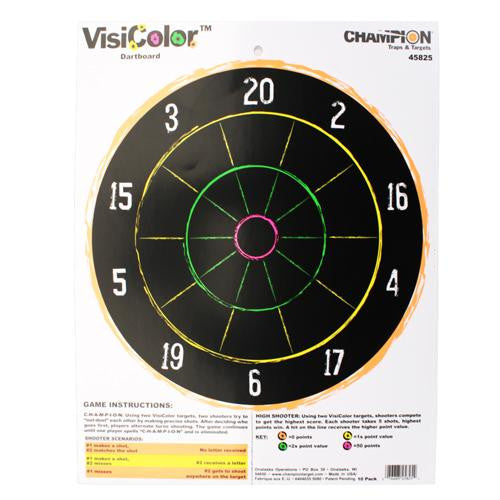 Visicolor Targets - Dartboard (10 Pack)