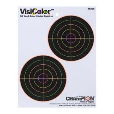 Visicolor Targets - 5" Double Bulls Eye