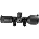 3-9x40 Illuminated Reticle,4A Mil Plex Illuminated Reticle,w-Rings,Armor