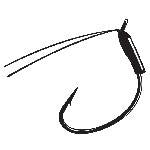 Wicked Wacky Hook - Size 3-0, NS Black, Per 3