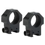 Alpha Tactical Rings - 30mm Aluminum, Black, Per 2